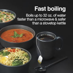 SKYTONE Multipurpose Electric Kettle With Ceramic Coating 1.5L | Non-Stick Cooker For Boil, Steam, Fry, Saute | Multi Cooker Kettle For Water, Milk, Egg, Tea, Soup, Babyfood, Rices (Beige)