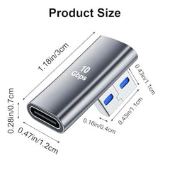 Verilux® Lighting to Type C Earphone Converter with Aluminum Alloy Housing