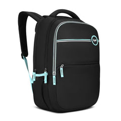 Skybags Thrive 17 Inch Compatible Laptop Backpack 30L | 3 Compartments with Quick-Access Front Pocket | Padded Back Panel & Side Bottle Pockets | Office & Travel Backpack for Men & Women (Dark Green)