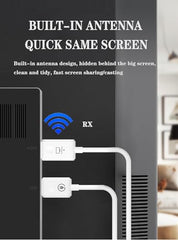 Tobo Wireless HDMI Transmitter and Receiver 100M/328FT: Portable Plug and Play 5G 1080P@60Hz HDMI Extender Kit for Streaming Video and Audio to Monitor for Laptop PC TV Box Projector TD-1451WA