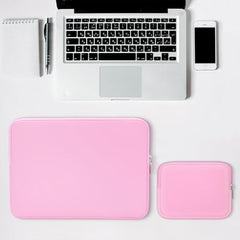 Meyaar Laptop Sleeve 13 Inch with Accessory Pouch, Soft Plush Fur Lined Zipper Case for MacBook Air 13.6” M2/M3/M4/M5, Pro 13”/14” M1–M5, Neo 13 (Black, for 13"/13.3" MacBook)