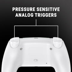 Ant Esports GP400 RGB 3-Mode Wireless Gaming Controller,1000Hz HallSense Precision Joysticks|PC,PS4,Android, iOS, Steam Deck & Switch |Bluetooth & 2.4GHz Wireless| Dual Vibration |Motion Control|White