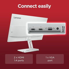 Lenovo L27-4C| 27 Inch (68.58 cm) Ultraslim Monitor, FHD 1920x1080, IPS, 144Hz, 99% sRGB, 1ms, 2x3W Speakers, Dual HDMI, Display Port, Audio Port, AMD FreeSync,Eyesafe, Bezel-Less, VESA Mount, Grey