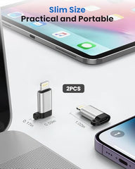 Verilux® Lighting to Type C Earphone Converter with Aluminum Alloy Housing