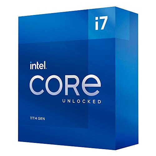 Intel Core i7-11700K LGA1200 Desktop Processor 8 Cores up to 5GHz 16MB Cache with Integrated Intel UHD 750 Graphics
