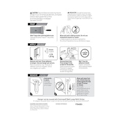 3M Command Sawtooth Picture Hangers, Photo frame Hooks, Holds 1.8 kg, No Paint Damage, Holds Strongly, Reusable, Adhesive hooks for wall, Multi-surface (White, 4 hooks, 6 strips)