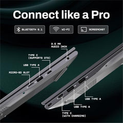 Primebook 2 Pro (2026) | 8GB RAM, 128GB UFS Storage | 14.1-Inch FHD IPS Display | 14 Hours Battery | MediaTek Helio G99 | Android 15 (PrimeOS 3.0) | Backlit Keyboard | in-Built AI (Gray)