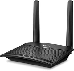 TP-Link TL-MR100 300Mbps 2.4GHz Wireless N 4G LTE, Wi-Fi N300, Plug and Play, Parental Controls, Guest Network, with Nano SIM Card Slot, WiFi Router, Black