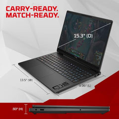 HP Omen Smartchoice, Intel Core Ultra 7 255H, 8GB RTX 5060, 24GB DDR5(Upgradeable) 1TB SSD, 2K, 165Hz, 3ms, IPS, 16''/40.6cm, Win11, M365*Office24, Shadow Black, 2.43kg, am0238tx, RGB Gaming Laptop