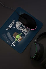 ESSENSI Mouse Pad for Laptop & Desktop | 9x7 Inch Anti-Fray Stitched Edges | Non-Slip Rubber Base | Desk Setup Accessory for Students, Gamers & Professionals (Big Things)