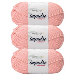 WOAFASHIONS - World of Arts Impulse Hand Knitting & Crochet Yarn, Premium Acrylic, 4 : Medium (Anchor Grey) (100gms / 3.5oz / 200mtr / 218yds)