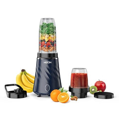 Milton Appliances Miniq Mini Mixer Grinder, ISI Certified, Over Load Protector, HTLV 350W Motor, 300ml SS Chutney Jar,Rust Resistant, Anti Skid Feet,Masala Grinder, Dark Blue