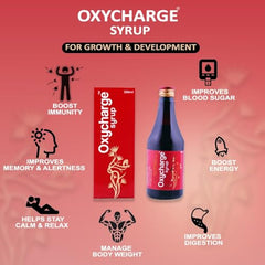 OXYCHARGE Lycopene Multivitamin and Mineral Syrup 300 ML for Overall Health, Radiance, Strong Bones & Immunity for Men and Women (Pack of 1)