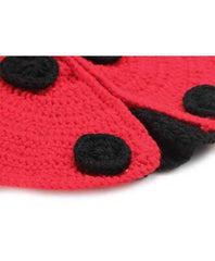 MOMISY Bee Long Tail Cap New Born Baby Photography Props - Red Black