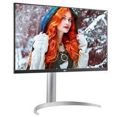 LG 27UP650K-W 27-inch Ultrafine 4K UHD (3840 x 2160) IPS Computer Monitor, 60Hz, 5ms, DisplayHDR 400, Reader Mode, Flicker Safe, HDMI, DisplayPort, Tilt/Height/Pivot Adjustable Stand, White