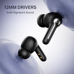 boAt Airdopes Prime 511, Volume Swipe Control, 50hrs Battery, 4Mics ENx, Multipoint Connection, App Support, Bluetooth Earbuds, TWS Ear Buds Wireless Earphones with mic (Active Black)
