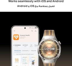 Huawei Watch GT 6 Pro Smart Watch, 46mm, Upto 21 Days Battery Life, Smart Watches with 100+ Sports Mode, Cycling, iOS & Android Compatible, Health Monitoring (Black)