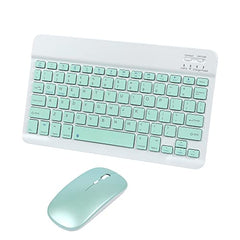 SHARE SUNSHINE Bluetooth Wireless Keyboard and Mouse Combo, Pink Ultra-Slim, Ergonomic, Rechargeable, Compatible with Apple iPad iPhone Samsung Tablet Android PC Mac