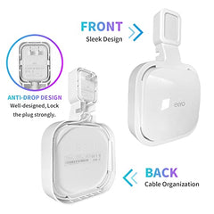 Wall Mount Holder for eero Pro 6e/Pro 6 Mesh Wi-Fi System,Outlet Wall Mount Stand Bracket for eero Pro 6e tri-Band Mesh,Wall Bracket for eero Pro 6 Extender Router Wire Organizer (1)