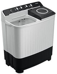 Samsung 10.5 kg, 5 star, Semi-Automatic Top Load Washing Machine (WT10C4260GG/TL, Air Turbo Drying, Light Gray,)