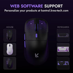 Kreo Hive 65 Wired Mechanical Gaming Keyboard | 65% Layout | Gasket Mount | Metal Volume Knob | Pre-Lubed Linear Switches | RGB Backlit | Type-C | Mac & Windows Mode