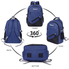 S.B. Collection Bags Unisex Usb Waterresistance Office/Business/College Daily Use Helping hand Backpack 32L Laptop Backpack (Grey Pro Plus)