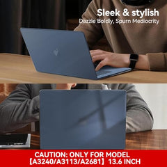 ZORBES® Laptop Cover 13.3 Inch for MacBook Air M1 A2337 A2179 A1932 Mac Book Air 13 Inch Case Compatible with Apple 2020 2019 2018 Release Waterproof Clear Plastic Hard Shell Case Cover Protector