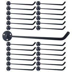 APUS 12" 25 Pcs Wall Mount Display Hooks of Stainless Steel | Pegboard Hook for Display and Hanging in Showrooms, General Stores, Garment Stores, Mobile Shops (Mirror Polish, 12 Inch)