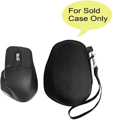 M.G.R.J® Portable Carrying Protector Case Cover for Logitech MX Master 4, Master 3, 3S, 2S Wireless Mouse (with Cushion & Lanyard) (Black)