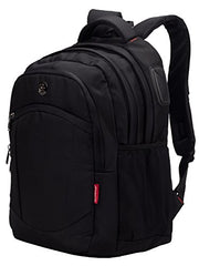 COSMUS Medium Size Multipurpose Laptop Backpack Bag Madison 33L Waterproof Bag With Laptop Compartment (Black)