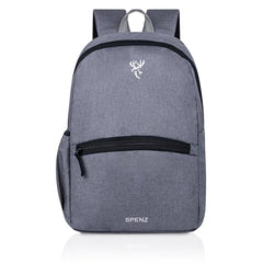Spenz Saffron Mini Laptop Casual Backpack for Office School & College | Bag for Men & Women(Grey)
