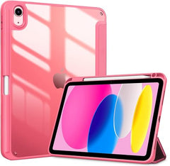 ProElite Case Cover for Apple iPad (A16) 11th/10th Generation (2025/2022), Transparent case Cover with Pencil Holder for iPad 11th/10th Gen 2025/2022, Grey