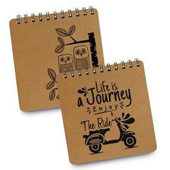 PaperO Mini Sketchbook Pack of 2, Dreams | 15 x 15 cm, Spiral Bound, 40 Sheets Each, For Artists, Students & Doodling
