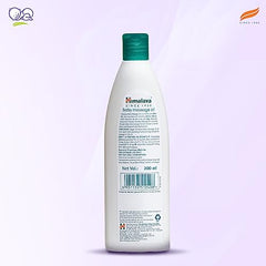 Himalaya Baby Massage Oil 200ml | All-round growth | Strong Bones & Muscles | Ashwagandha, Country Mallow & Aloe Vera | No.1 Dr. Recommended Brand| Vitamin E | 99% NOI | Mineral oil free