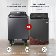 ZOLMIX Sturdy Premium Stainless Steel Washing Machine Stand for Top Load