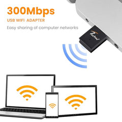 Techie USB Wi-Fi Adapter 600Mbps with Bluetooth 4.2 Dual Band USB 2.0