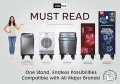 ZOLMIX Sturdy Premium Stainless Steel Washing Machine Stand for Top Load