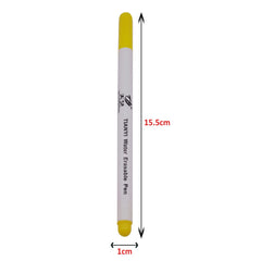 SYGA 12 Piece Air Erasable Pen, Water Erasable Fabric Marking Pens for Fabric, Garment, Leather and Shoes - Blue, Green, Pink, Purple, White and Yellow, 2 Pieces of each colour