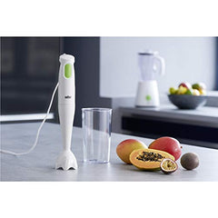 Braun MultiQuick 1, Powerful 450W Hand Blender, Made in Europe, EasyTwist Technology, Lightweight, Stainless Steel German Design, Dishwasher Safe, Make Baby Food, Chutney, Smoothie, Soup, MQ10.000P
