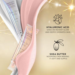 FACES CANADA Strobe Cream Mini- Rose Gold, 18ml | Primer + Highlighter + Moisturizer | Shea Butter & Hyaluronic Acid | Intense Hydration | Flawless Radiant Dewy Skin | Illuminating & Glowing Makeup Base