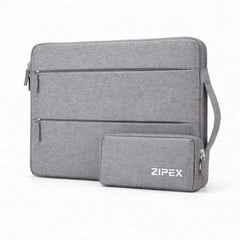 360 Protective 16 Inch Laptop Sleeve Case & Charger Pouch with 2 Front Pockets & Carry Handle | Compatible with 15-16 inch HP, DELL, Asus, Mackbook Devices | Water-Resistant | Blue