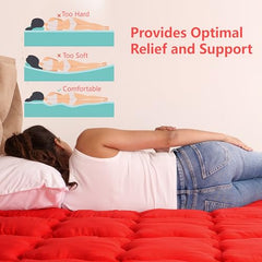 AVI Super Soft 500 GSM Microfiber Bed Mattress Topper for King Size 78x72 Inch | All Season Comfortable Sleep 2 Inch Thick Mattresses Padding King Size -(White, 6.5x6 Feet, 4 Corners Elastic Band)