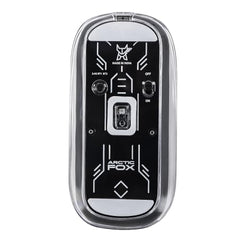Arctic Fox Clearview Transparent Wireless and Bluetooth Rechargeable Mouse, USB Receiver,LED Battery Magic Silm for Office/PC/Mac/Laptop/Apple/ipad(Black)