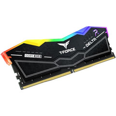 TeamGroup T-Force Delta RGB 32GB 6000MHz (6000MT/s) CL38 Black DDR5 Desktop Gaming Memory, Metal Heatsink, ARGB Sync, ECC, XMP 3.0/EXPO, Compatible With Intel/AMD CPU, High Performance Low Latency RAM