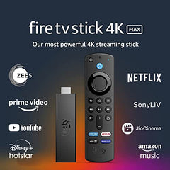 Certified Refurbished Fire TV Stick 4K Max streaming device, Wi-Fi 6, Alexa Voice Remote (includes TV controls)