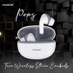 Kratos TW02 Ear Buds Wireless with 60H Playtime, Noise Isolation & Clear Calls, Bluetooth Earbuds with Voice Assistant, Ear Buds with Bluetooth V 5.3 & with Type C Fast Charging, IPX5 TWS Earphones