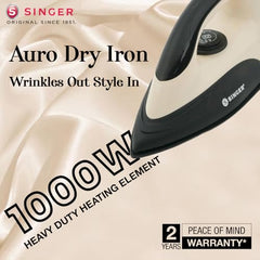 SINGER STEAMINATOR 8 Bar 2600 W Steam Generator Iron | 100 g/min Continuous Steam | 1.5L Water Tank | Ceramic Soleplate | Vertical Steam | Auto Shut-Off | Heavy Duty | ISI Certified | 2 Years Warranty