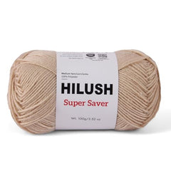 HILUSH Supersaver,Poly Yarn Supersoft Hand Knitting Wool Ball,(1 Ball/100 Gram Each)Ball Suitable For Craft,Crochet,Amigurumi,Embroidery,Toys,Garments,Flowers And Hobby Projects,2 Fine,Shade No(Black)