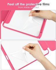 ProElite Case for iPad Air 11 Inch M4/M3/M2 2026/2025/2024, iPad Air 10.9 inch 5th/4th Gen & iPad Pro 11 inch 4th/3rd Gen 2022 case Cover, Transparent Smart Flip Cover with Pencil Holder, Lavender