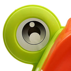 Syga Cute Frog Children Potty Toilet Training Urinal for Boys, Pee Trainer Bathroom Kids Urinal with Whirling Target for Perfect Mommy's Helper